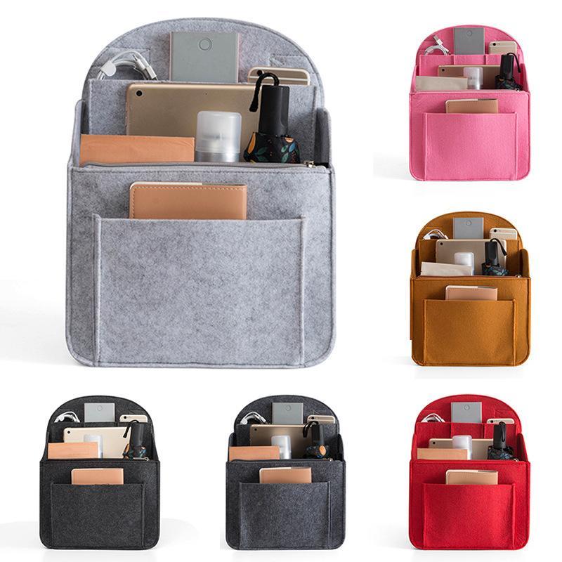 フェルト製バックパックオーガナイザーインサート、多区画バッグ - Backpack Insert Organizer のレビューと価格