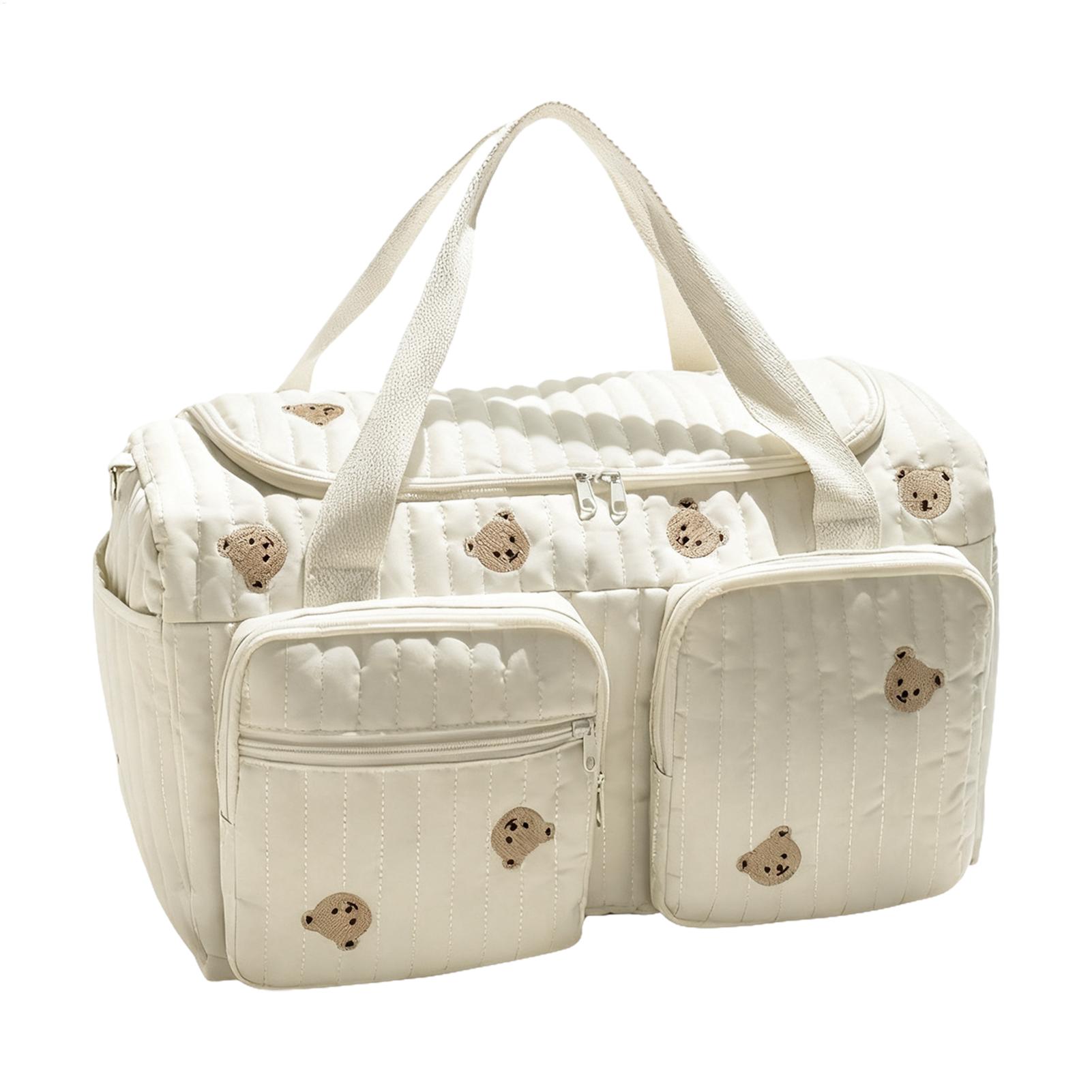 ベビーおむつバッグ漫画クマママショルダーバッグキルティングベ - Backpack Diaper Bag のレビューと価格