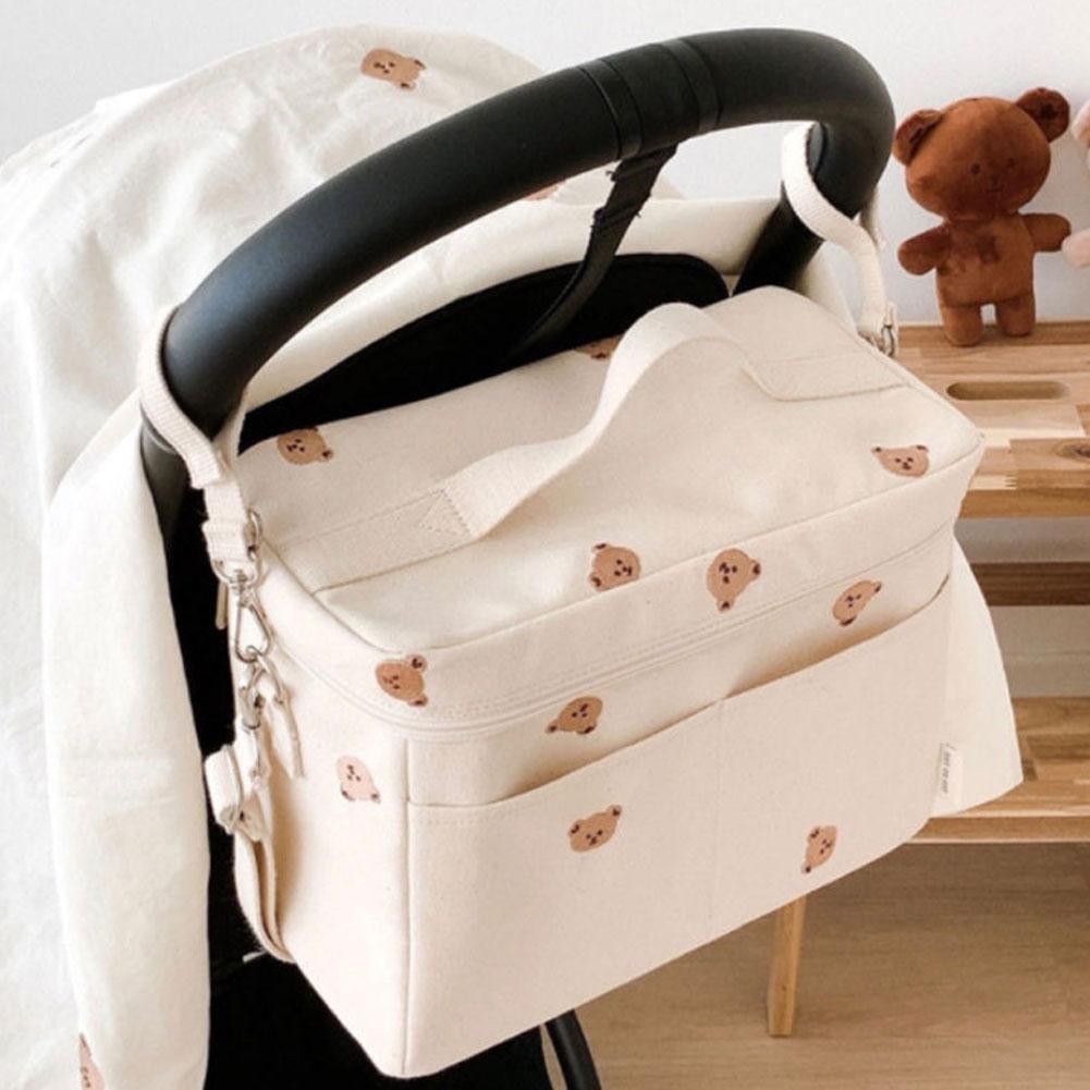 かわいいクマ柄ボトルクーラーバッグ 保温・断熱機能付き ベビ - Backpack Diaper Bag のレビューと価格