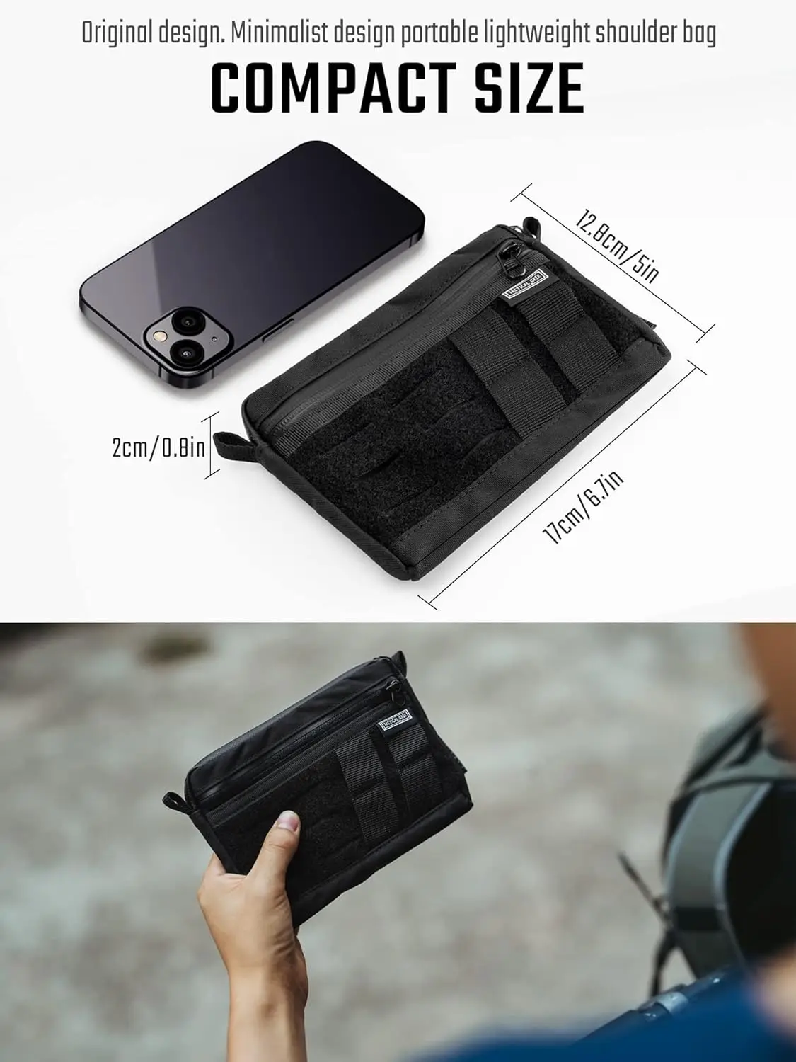 タクティカルギークEDCポーチオーガナイザー、ナイロン多機能 - Backpack Insert Organizer のレビューと価格