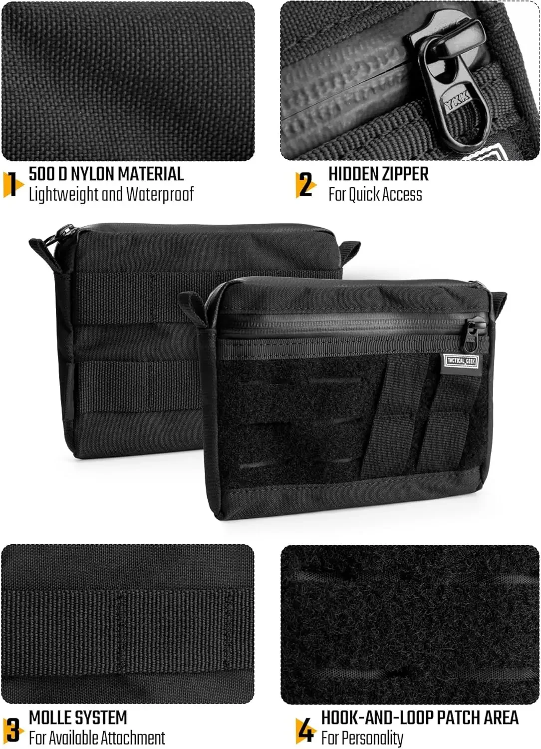 タクティカルギークEDCポーチオーガナイザー、ナイロン多機能 - Backpack Insert Organizer のレビューと価格