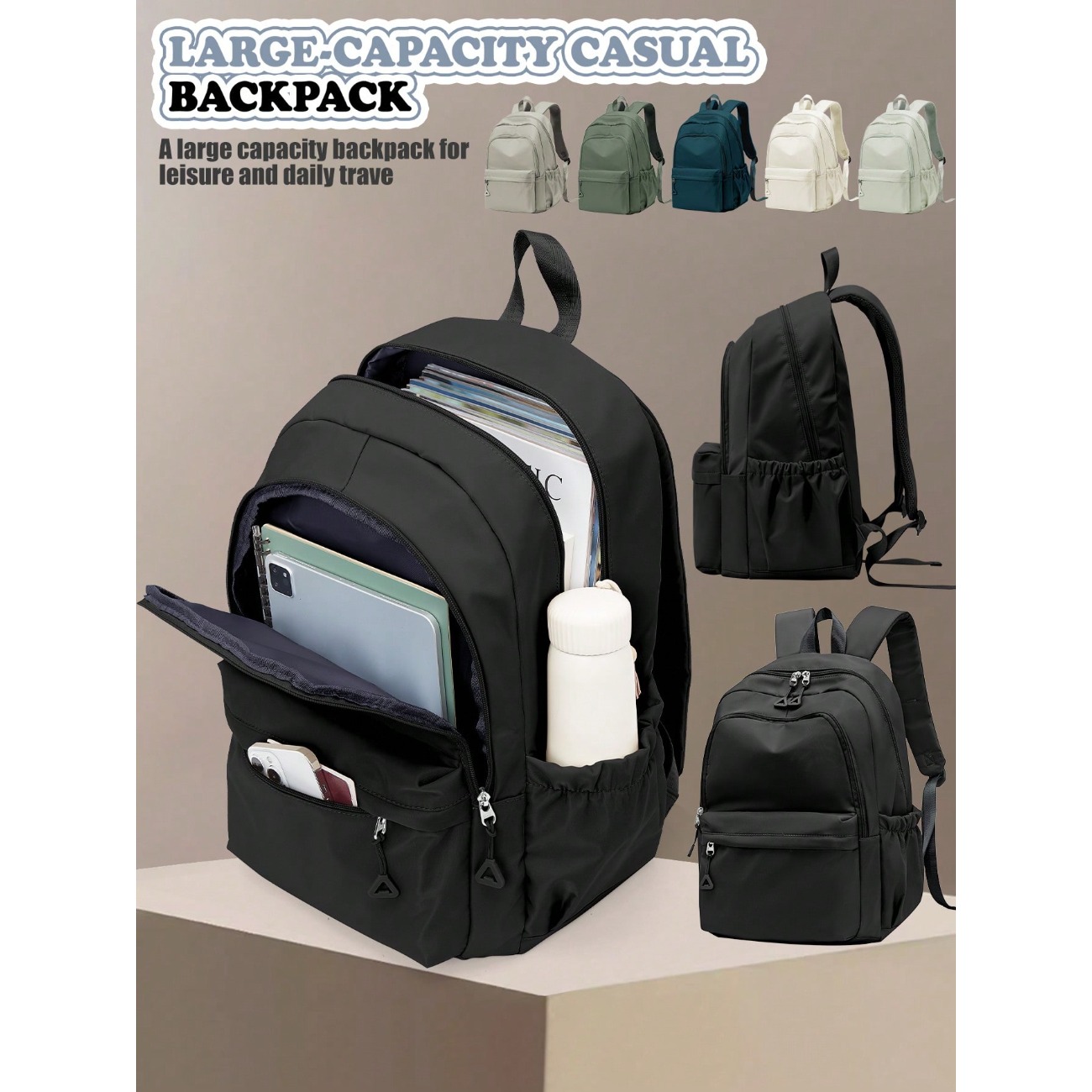 中学生・高校生向けバックパック（男女兼用）、14インチ・15 - Laptop Backpack 15.6 のレビューと価格