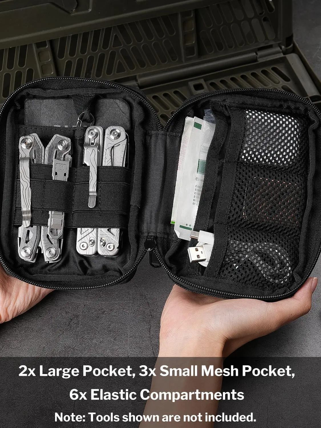 VIPERADE VE32 EDC ポーチ、パッチエリア付き - Backpack Insert Organizer のレビューと価格