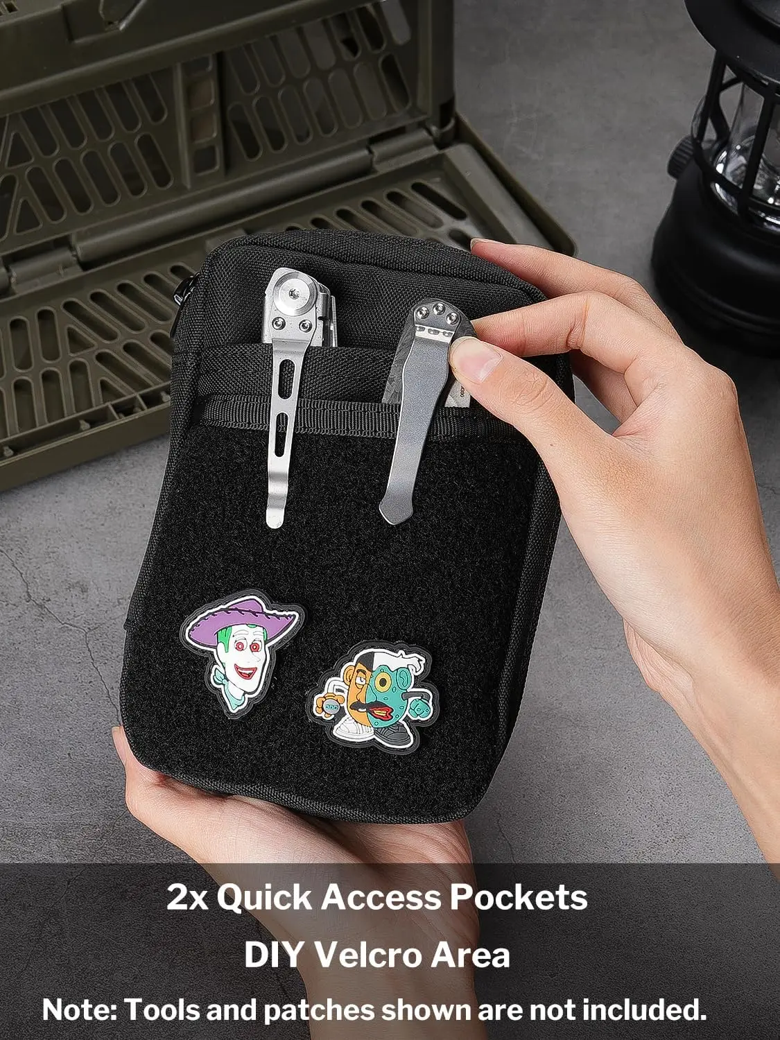 VIPERADE VE32 EDC ポーチ、パッチエリア付き - Backpack Insert Organizer のレビューと価格