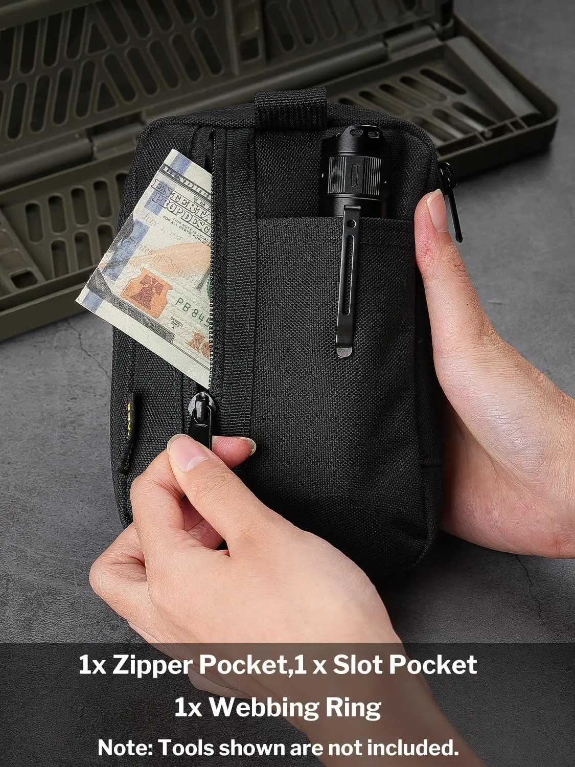 VIPERADE VE32 EDC ポーチ、パッチエリア付き - Backpack Insert Organizer のレビューと価格